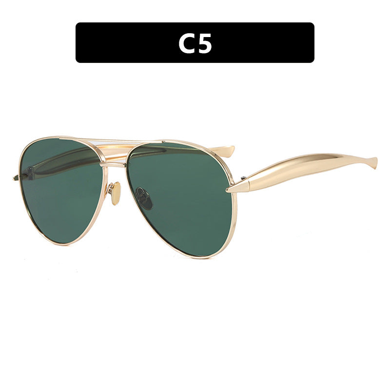 Damen Piloten-Sonnenbrille mit eleganten Akzenten und schützendem UV-Filter Brehn