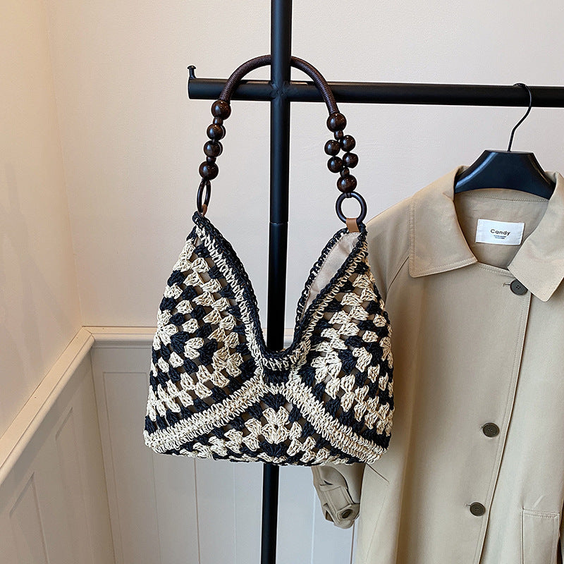WoChic Boho Häkelhandtasche Brehn