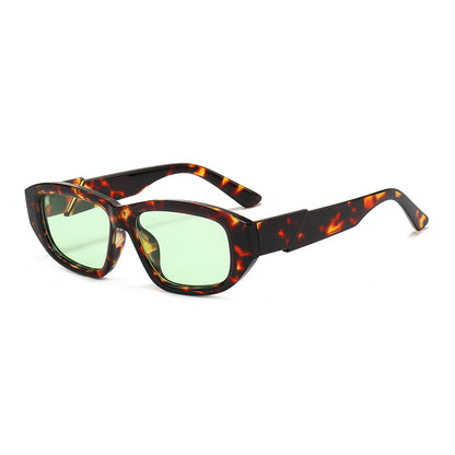 Retro-inspirierte kantige Sonnenbrille Brehn