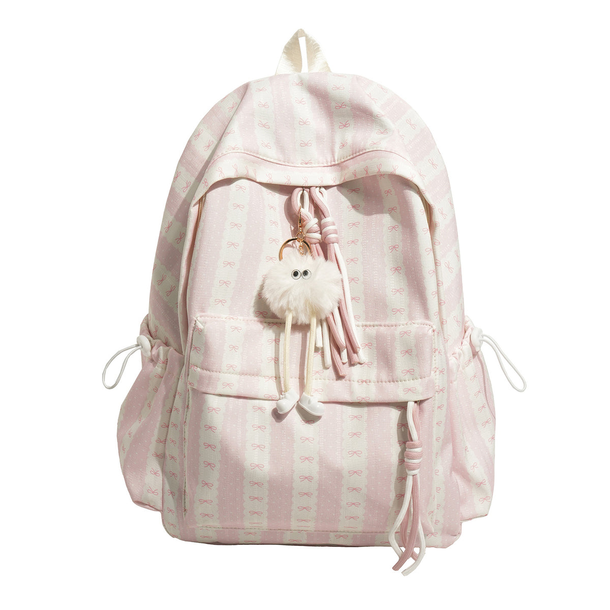 Verspielt gestreifter Rucksack