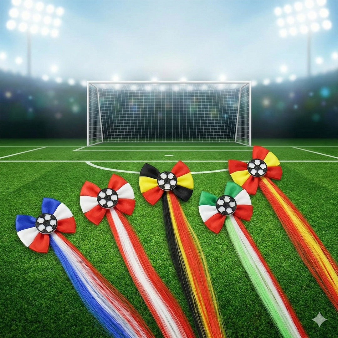 Fußball-Themen-Haarbow-Clip Brehn