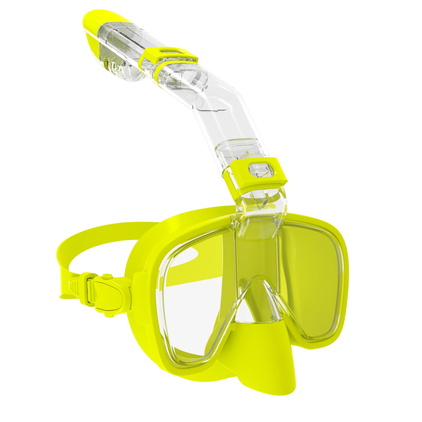 Schnorchelmaske mit Integrierter Schwimmbrille Brehn