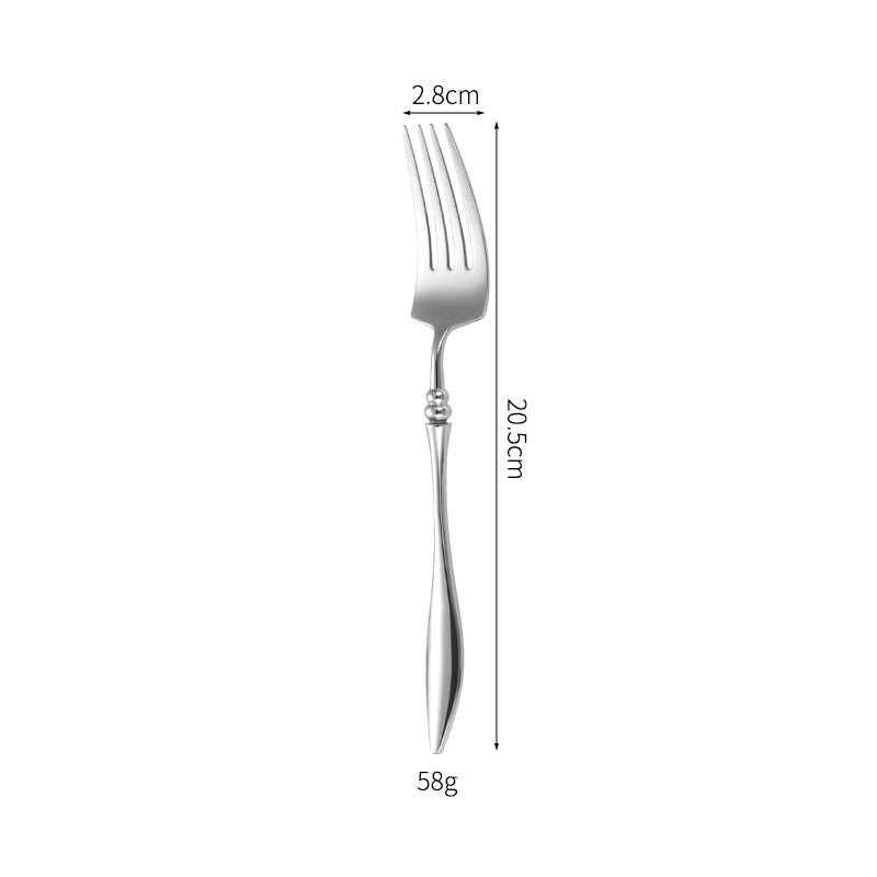 Elegantes Tafelmesser mit Feinem Wellenmuster Brehn