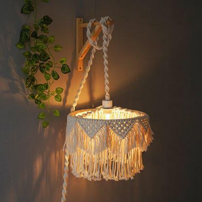Macramé Pendelleuchte Schirm Brehn