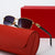 Damen elegante Lesebrille im modernen rechteckigen Design Brehn
