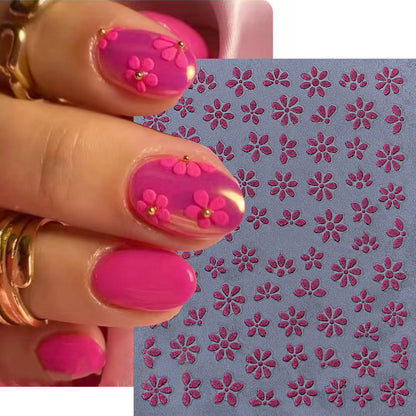 Floral Nagelkunst Aufkleber Blatt