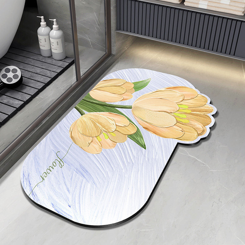 Blumenförmige Badematte Brehn