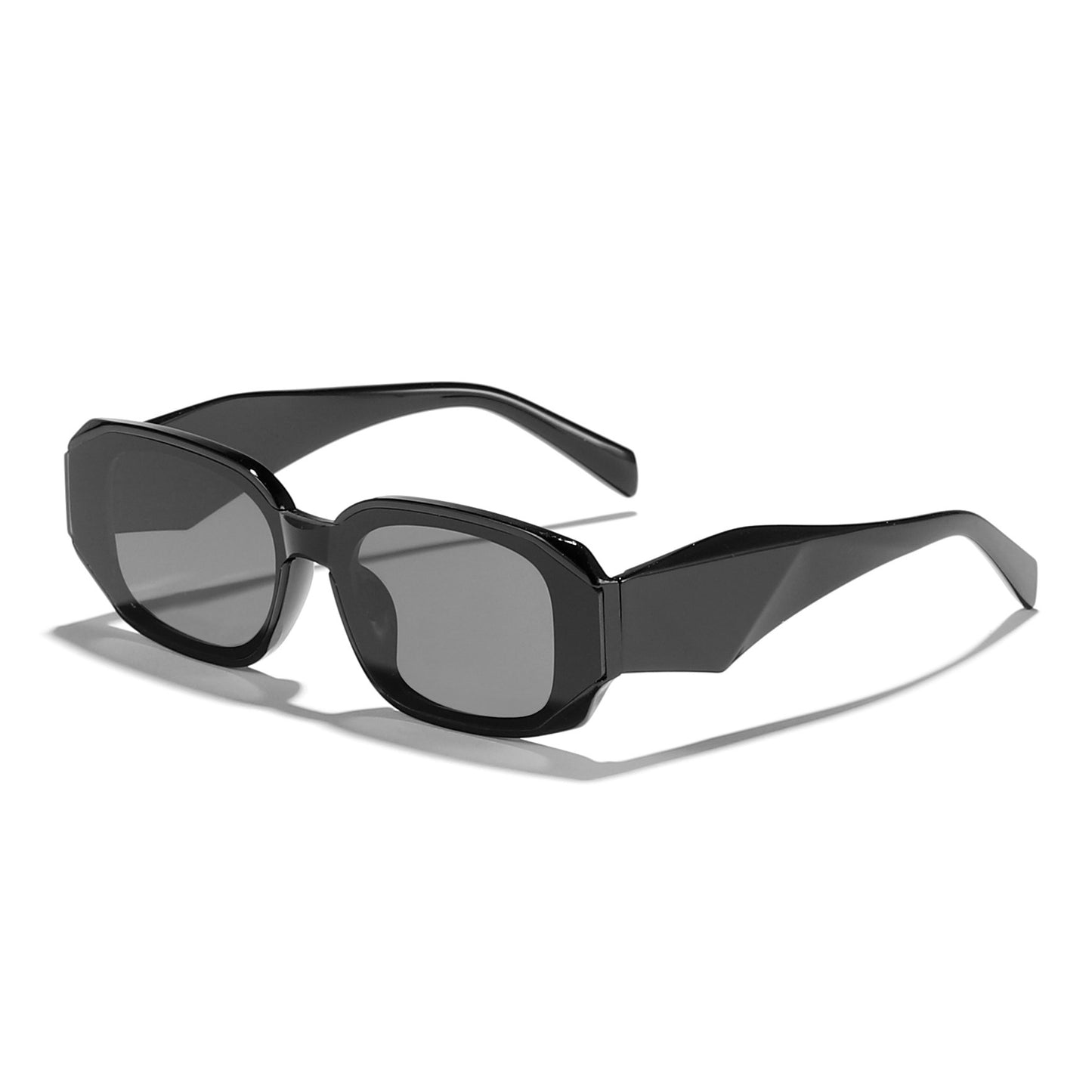 Damen modische Sonnenbrille im kantigen Design mit UV-Schutz Brehn