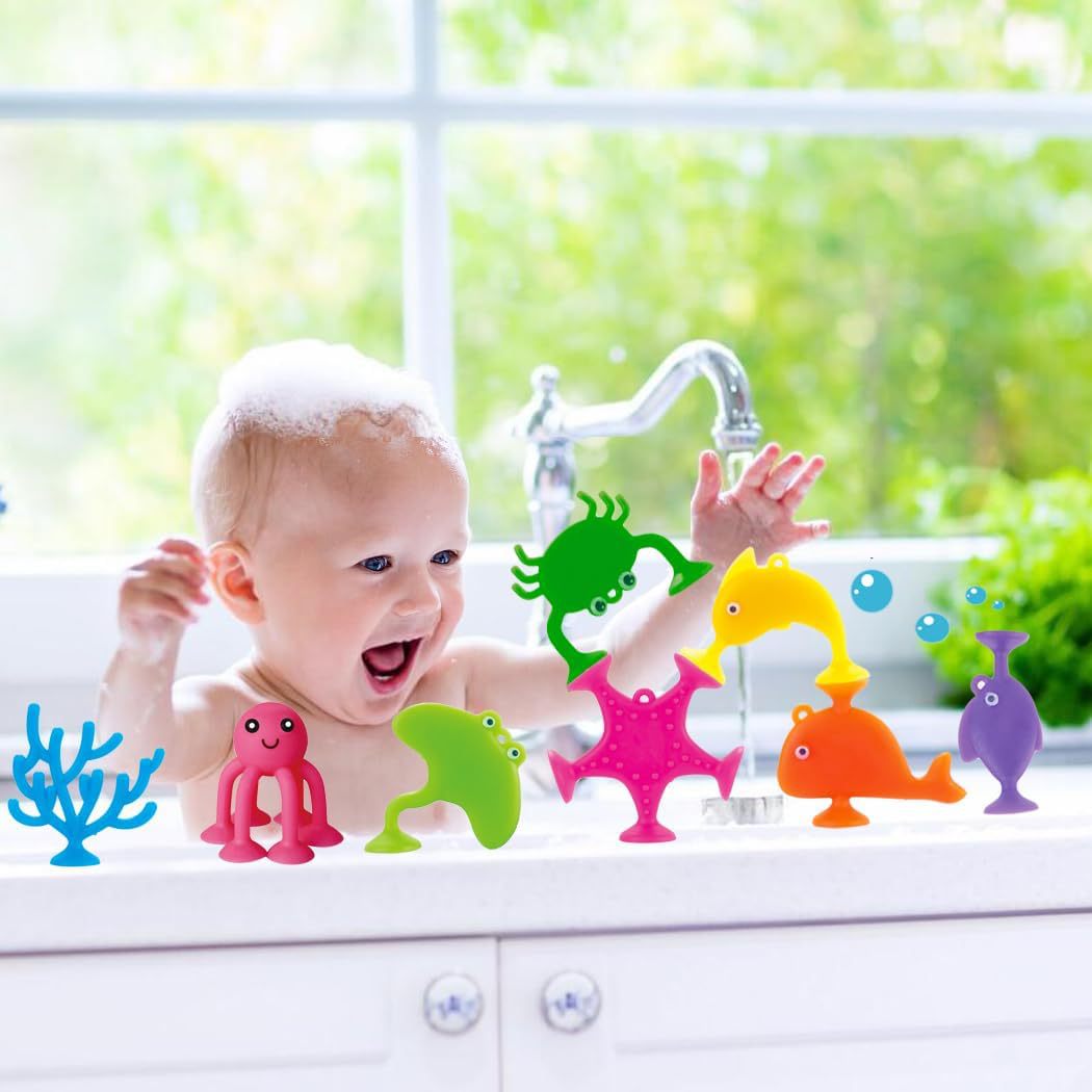 Unisex Bunte Badewannenspielzeuge Brehn