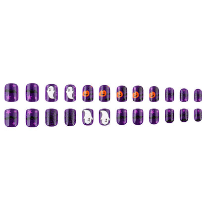 Halloween-Themen Press-On Nagelkunst Brehn