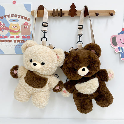 Plüsch Rucksack mit Süßem Teddy-Design Brehn