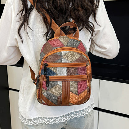 Stilvolle geometrische gemusterte Mini-Rucksack Brehn