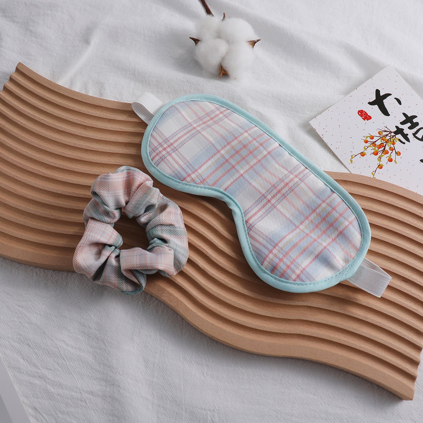 Unisex nan weich gepolsterte Schlafmaske mit verstellbarem Elastikband Brehn