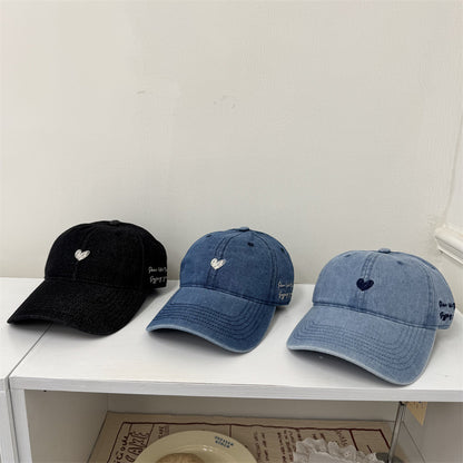 Damen Freizeit bestickte Denim Baseballmütze Brehn