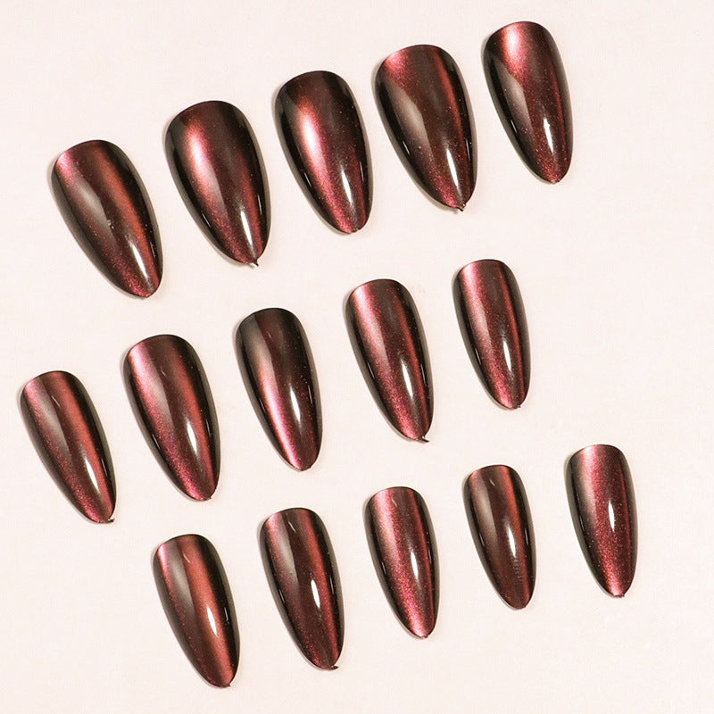 Gradient Stiletto Press-On Nail Set Brehn