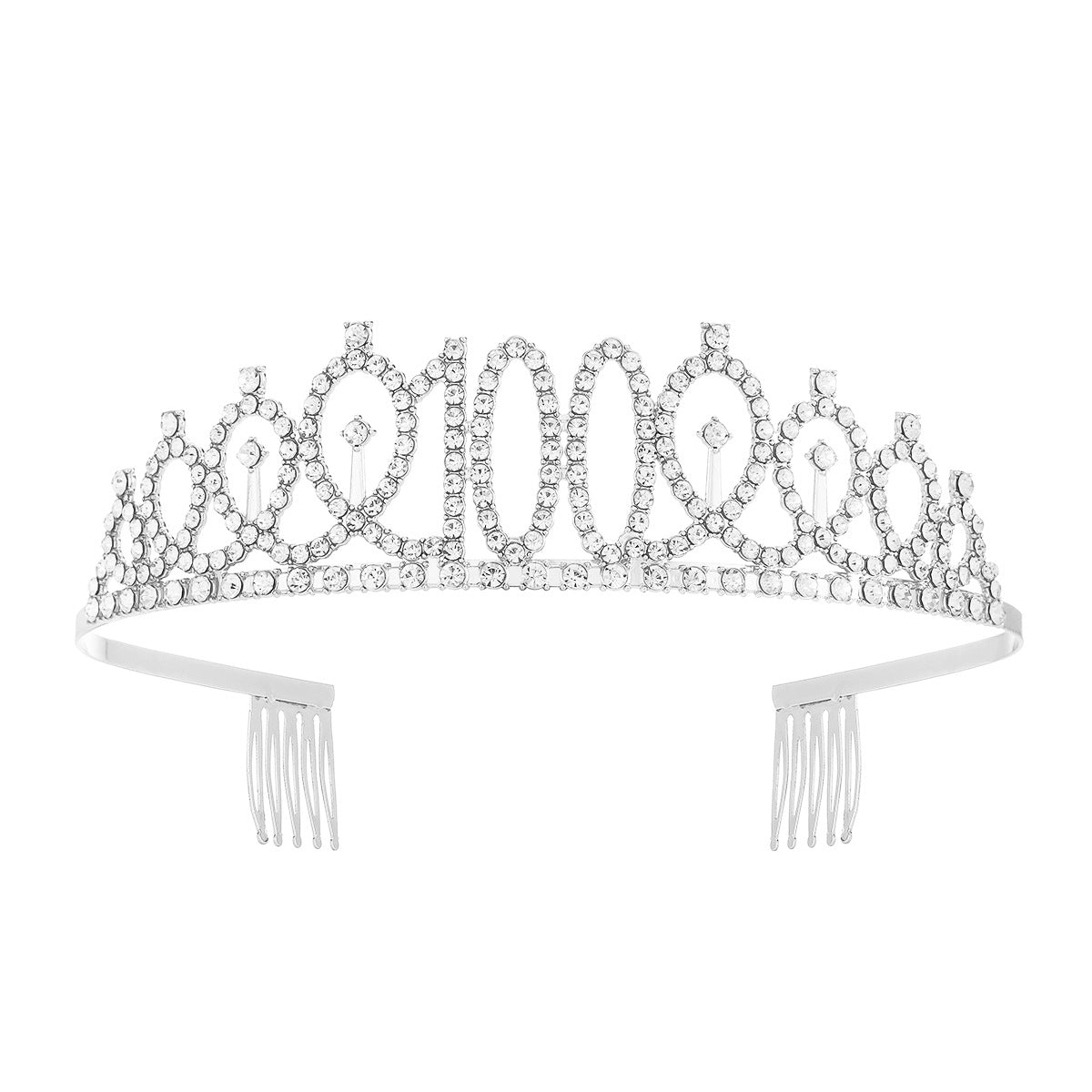 Damen Kristallverzierte Tiara mit elegantem Design Brehn