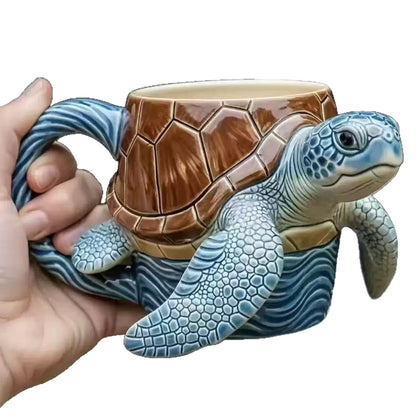 Kaffeetasse mit Schildkröten-Design Brehn