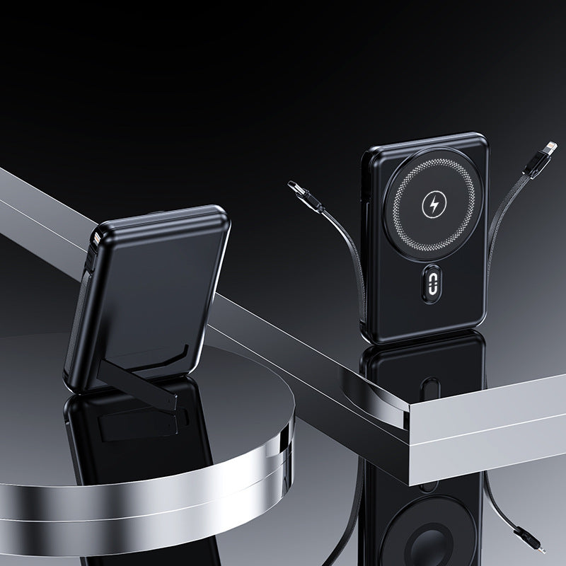 Tragbare Powerbank mit Integriertem Halter und Schnellladefunktion Brehn