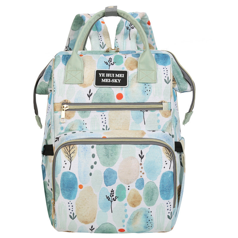 Stylischer geometrischer Druck Rucksack Brehn