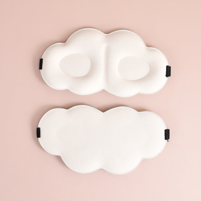 Damen nan niedliche Wolken Schlafmaske aus Memory-Schaum mit ergonomischer Polsterung und verstellbarem Elastikband Brehn