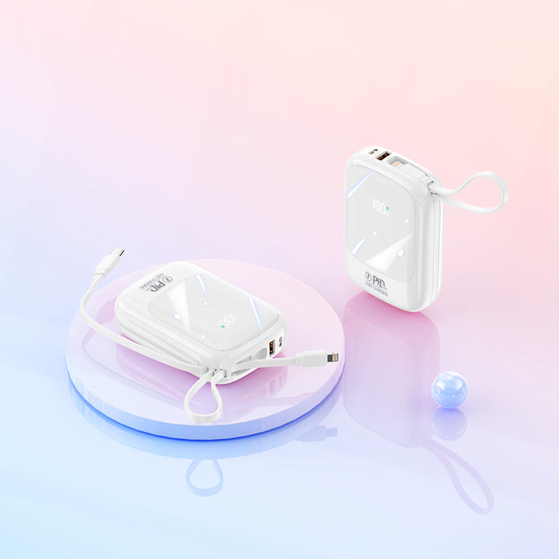 Tragbare Powerbank mit Integrierter Schnellladefunktion und Led-Statusanzeige Brehn
