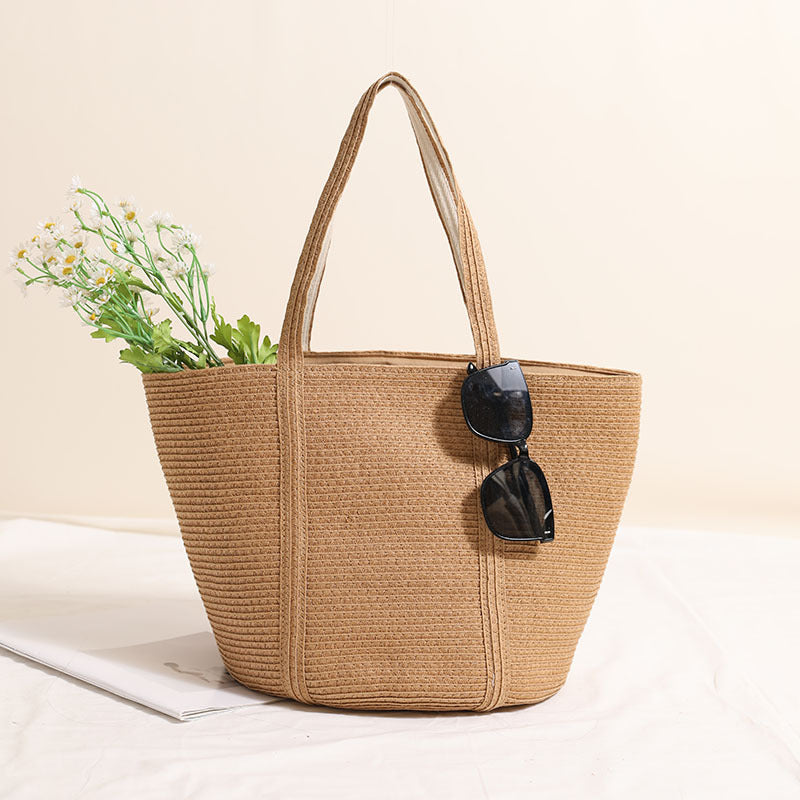 Damen Stylische Korb-Tragetasche Brehn