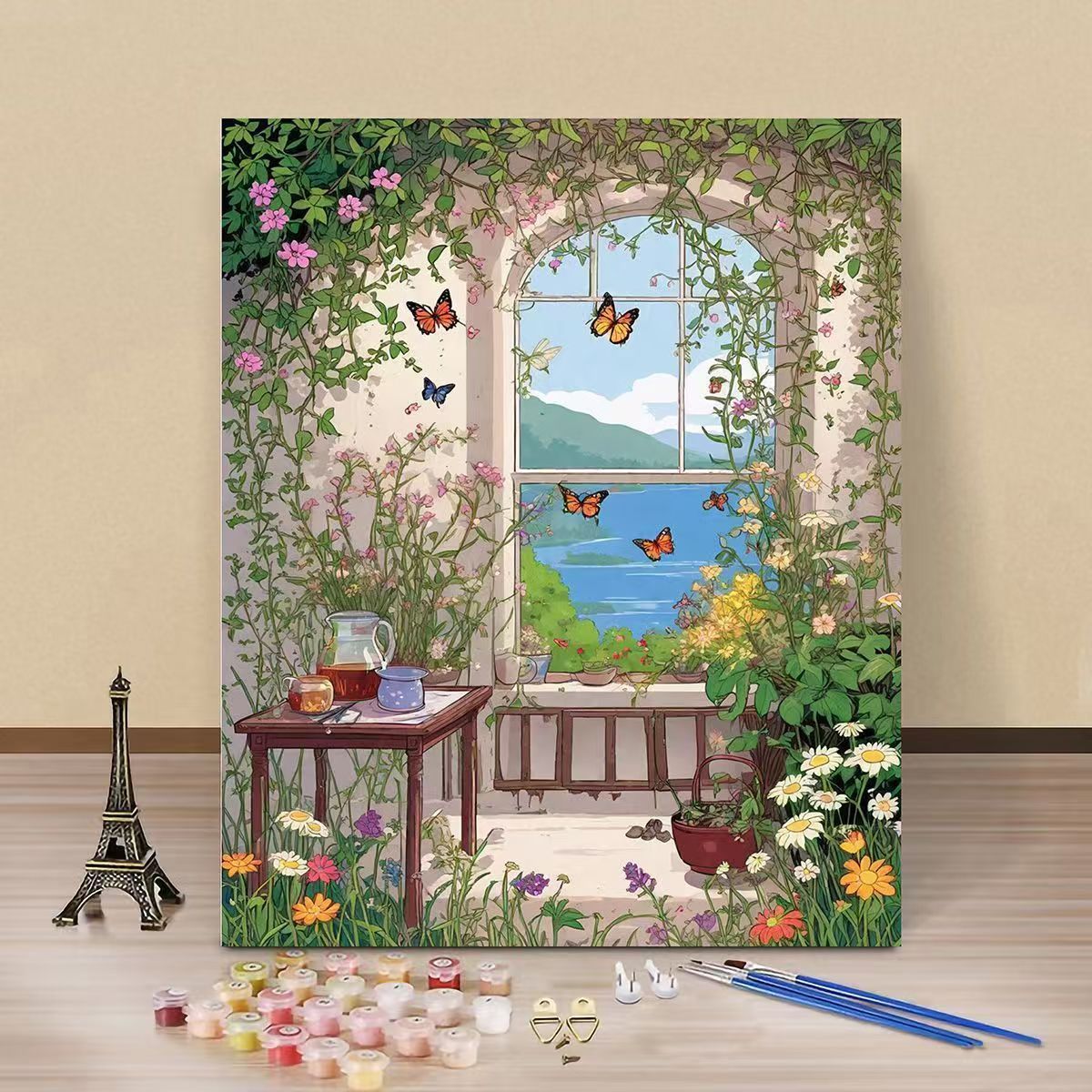 Scenic Garden Malen nach Zahlen Kunstset Brehn