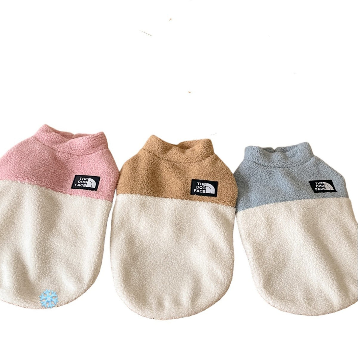 Plüsch Sherpa Fleece Wendbarer Hundepullover Geschirr