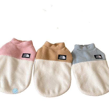 Plüsch Sherpa Fleece Wendbarer Hundepullover Geschirr