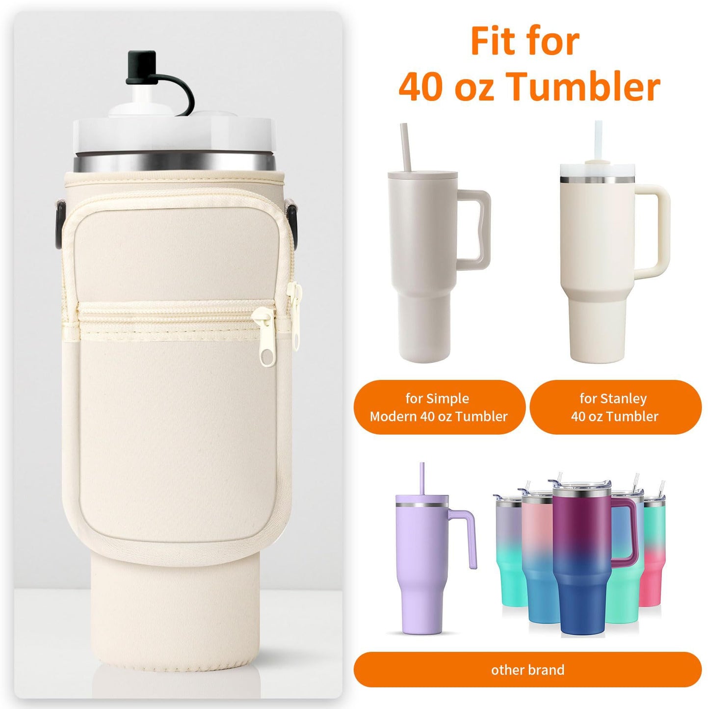 Damen Multifunktionale Wasserflasche Tasche Brehn