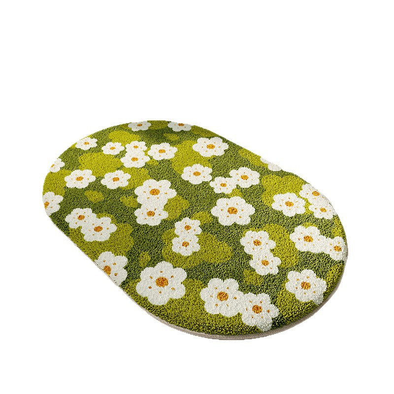 Weicher Floral Badteppich Brehn