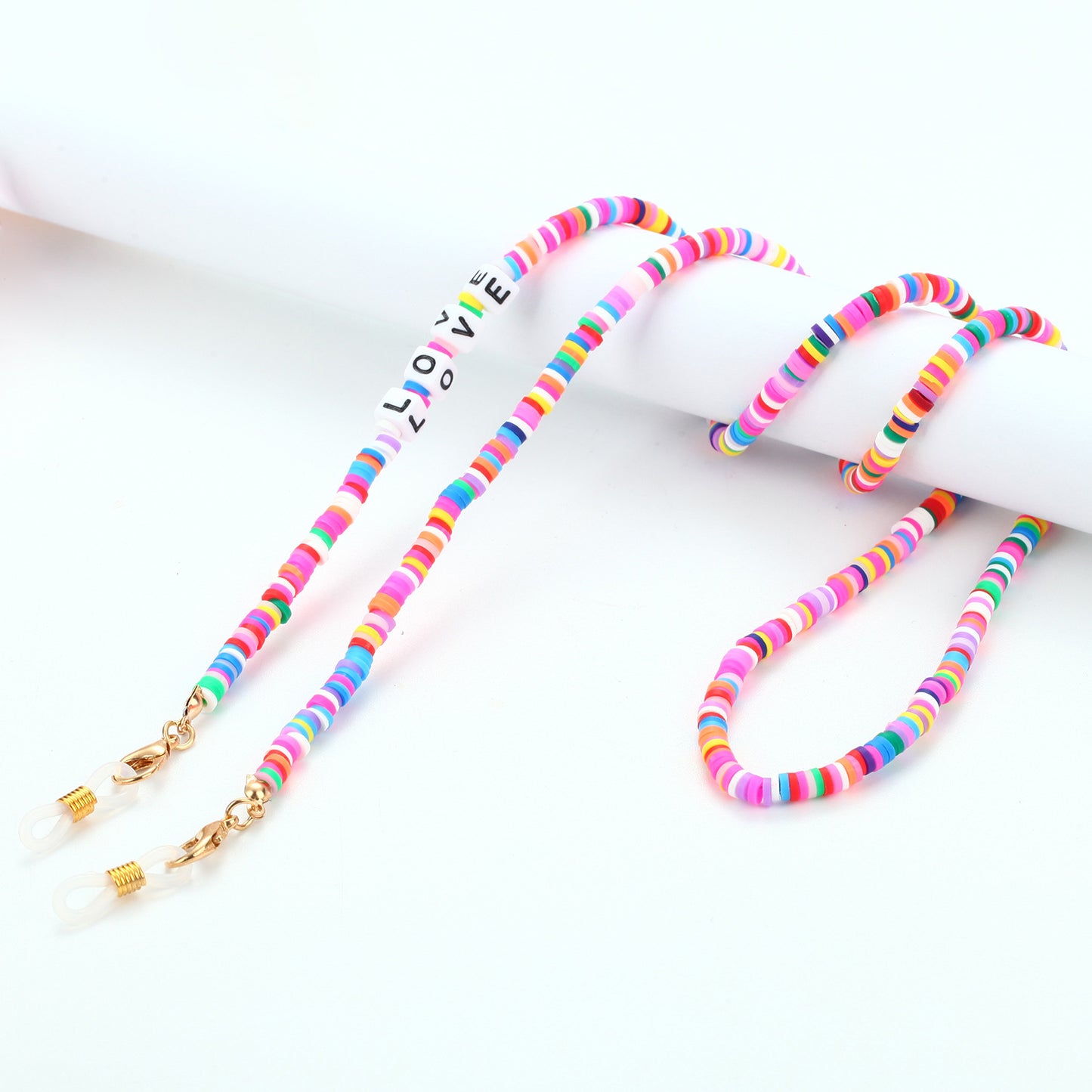 Modische Brillenband mit Bunten Perlen Brehn