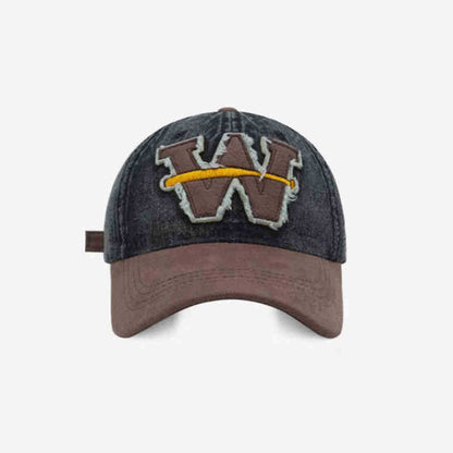 Herren Zerrissen Denim Baseball Cap Brehn