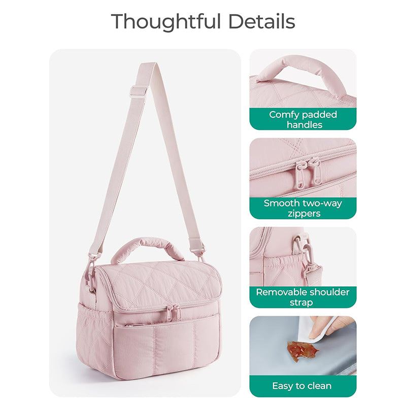 Gepolsterte isolierte Lunch-Tasche
