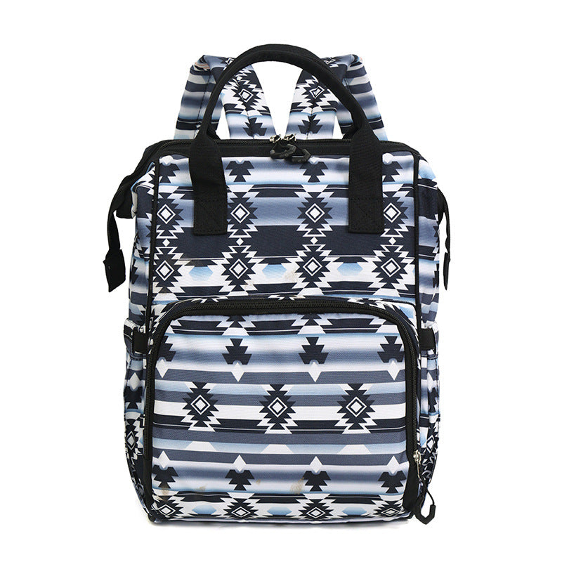 Geometrisch gemusterten Reise-Rucksack