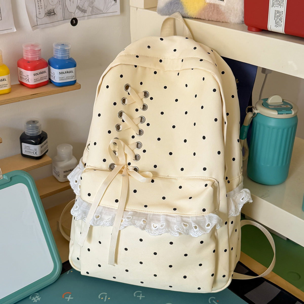 Stylischer Schnür-Backpack Brehn