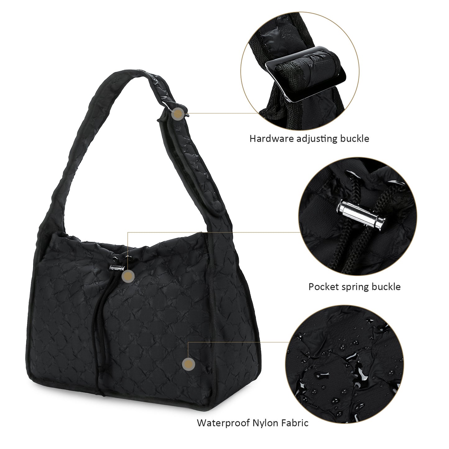 Stilvolle Schultertasche Brehn