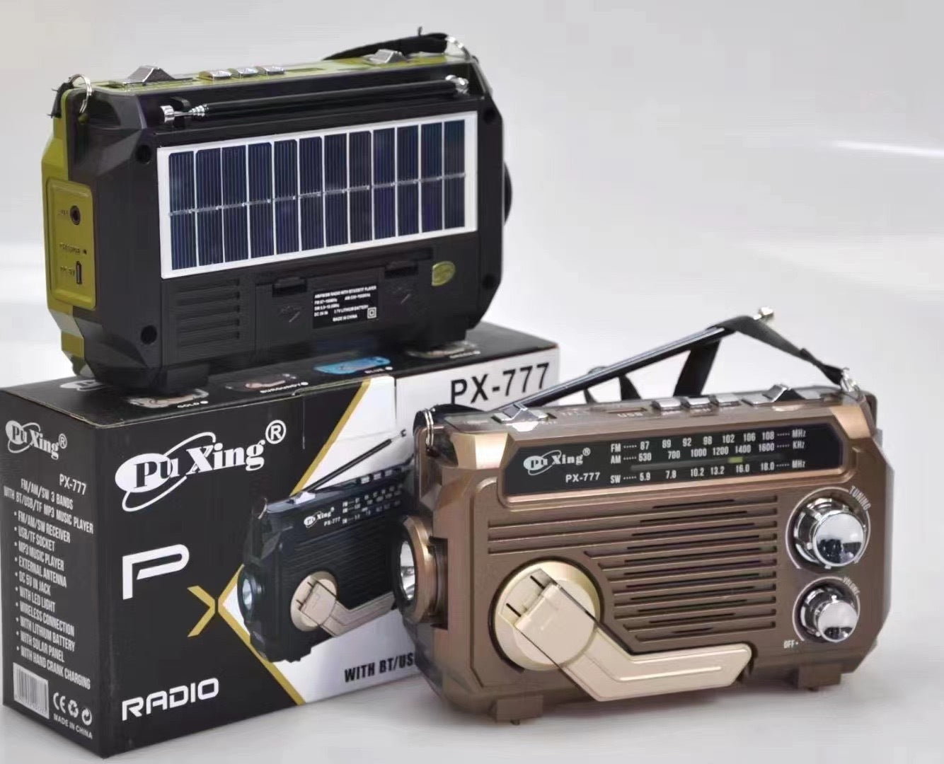 Solarladbetriebenes Radio für Camping | Brehn