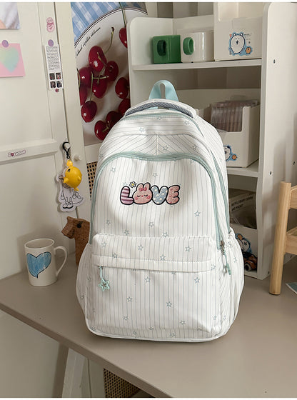 Verspielt Bestickter Schulrucksack Brehn
