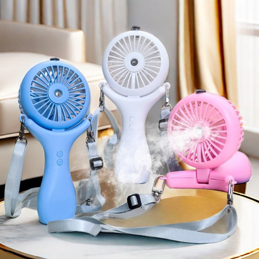 Damen tragbarer Mini-Ventilator mit Wasserzerstäuber Brehn