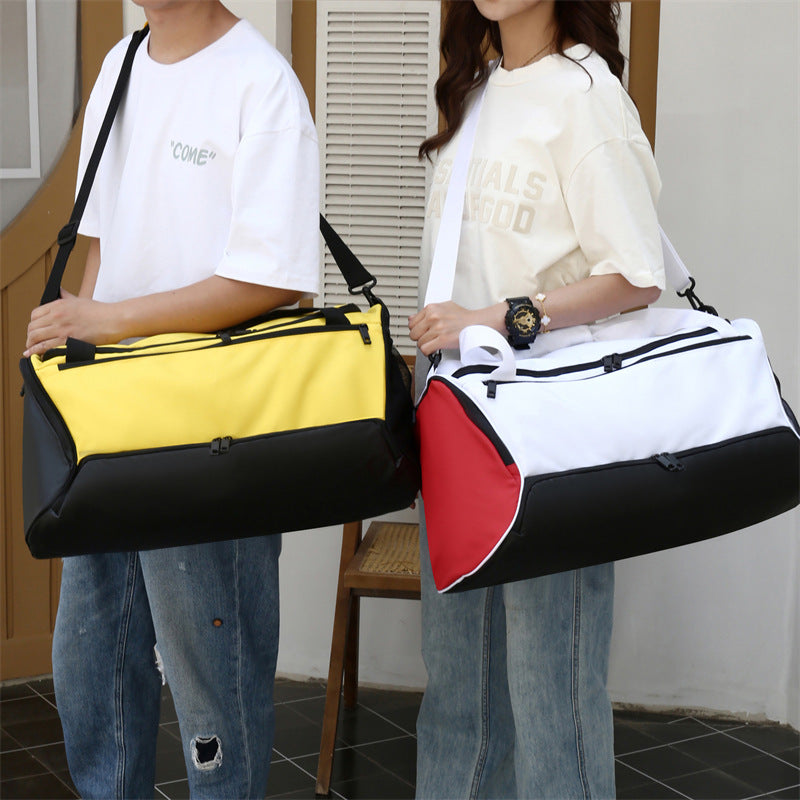 Damen Sportliche Multifunktions-Reisetasche mit geräumigem Hauptfach und seitlichen Netztaschen Brehn