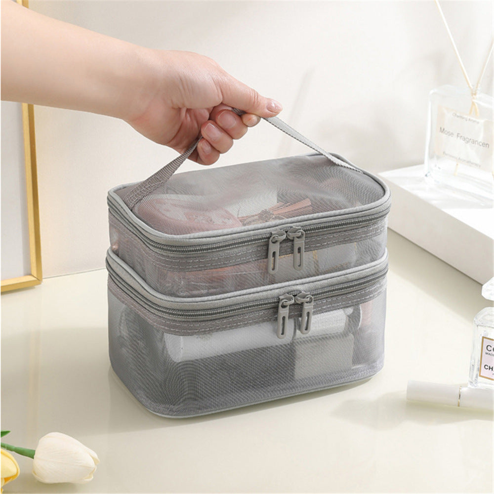 Stilvoller doppelter Kosmetik-Organizer Brehn