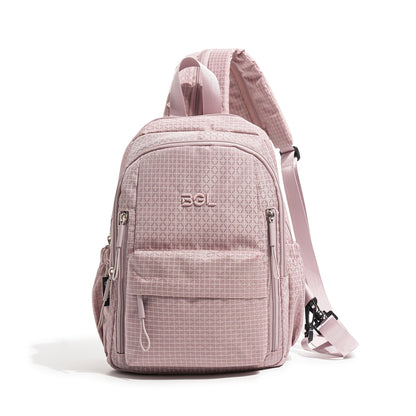 Texturierter Mehrfach-Taschen-Rucksack Brehn