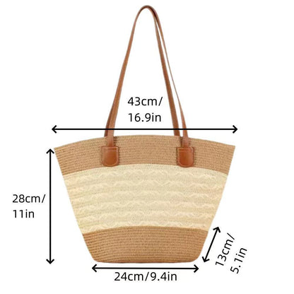 Elegante Strohtasche Brehn