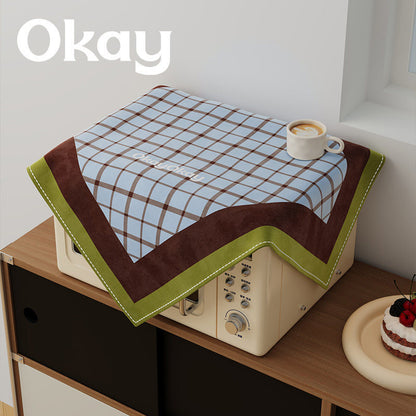 Decorative Plaid Microfiber Appliance Cover with Padded Border