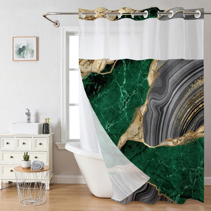 Elegante Marmor Design Duschvorhang Brehn