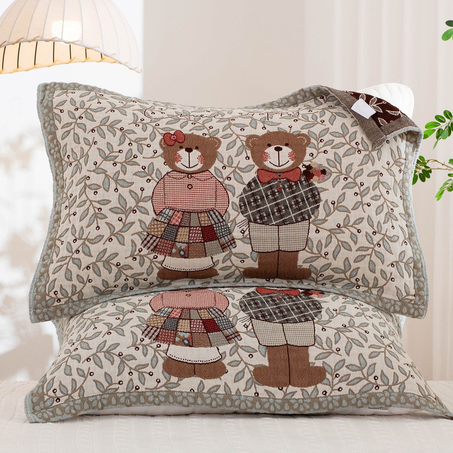 Damen Kissenbezug mit niedlichem Dinosaurier-Motiv Brehn
