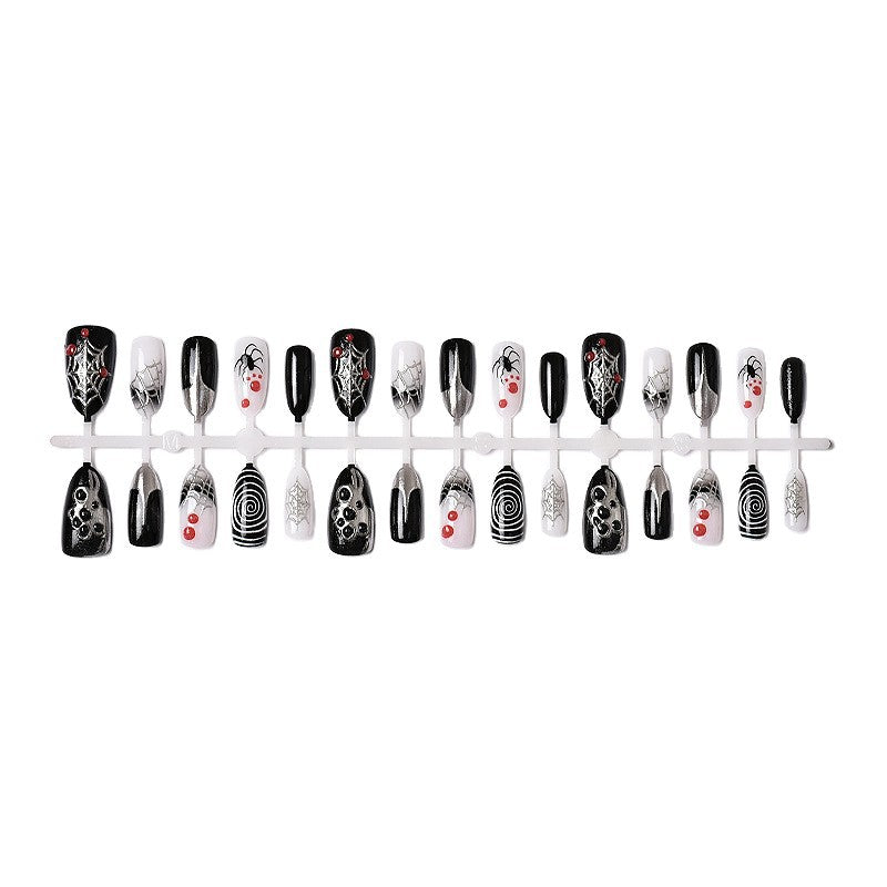Spooky-Themen Press-On Nagelset