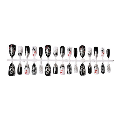 Spooky-Themen Press-On Nagelset