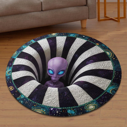 Alien-Themen 3D Illusions-Teppich
